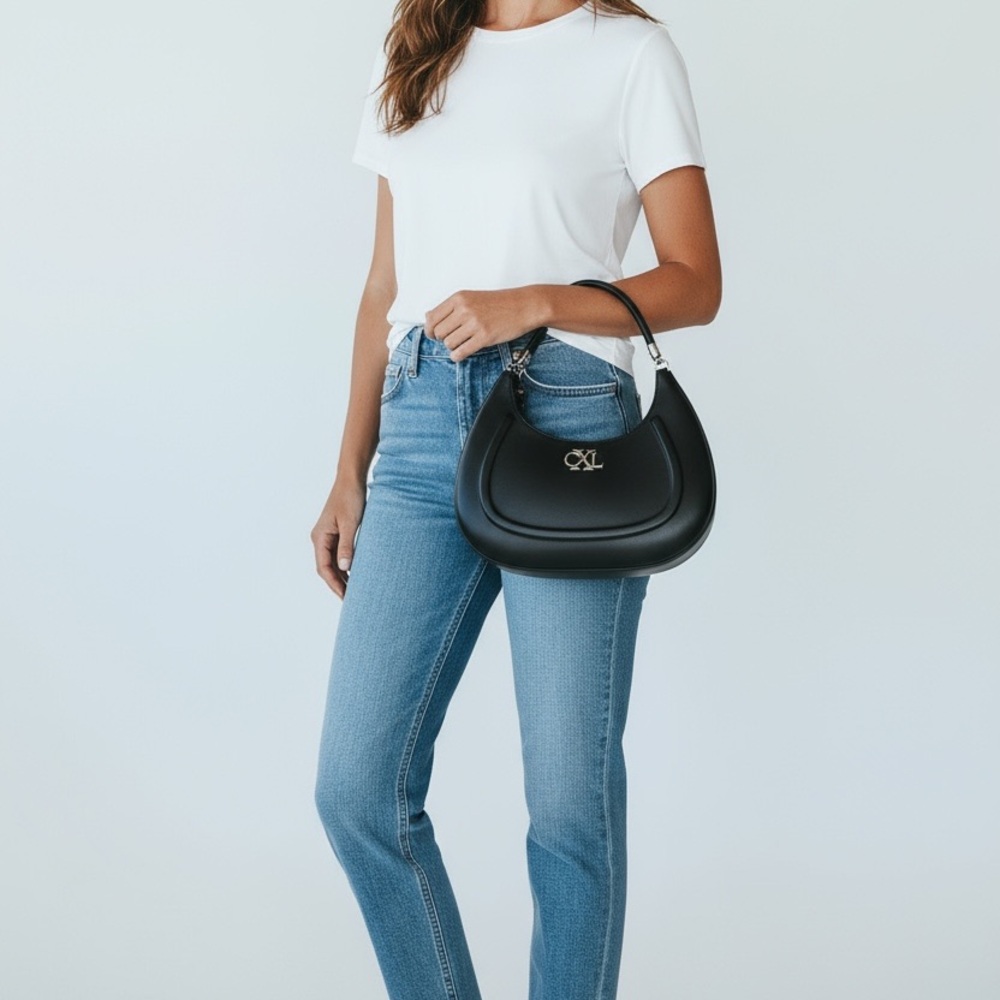 Christian Lacroix Black Shoulder Bag